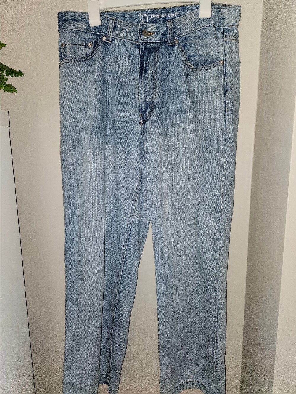 Original Use Men's Baggy Fit Jeans - Blue Wash 32x30